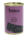 Organic Black Beans 400g (Suma)