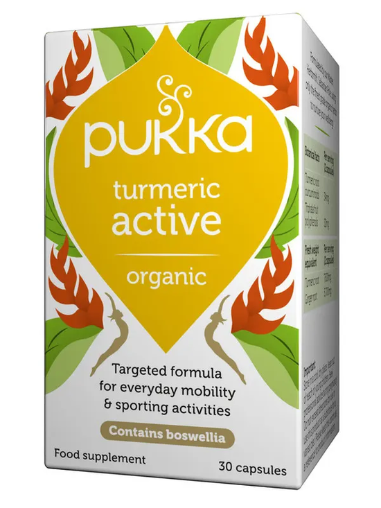 Organic Turmeric Active 30 Capsules (Pukka)
