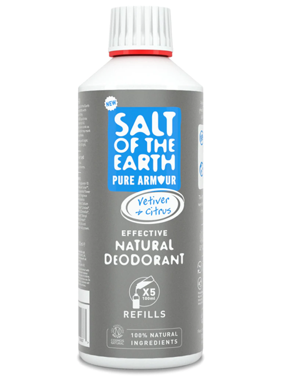 Pure Armour Explorer Deodorant Spray Refill 500ml (Salt of the Earth)
