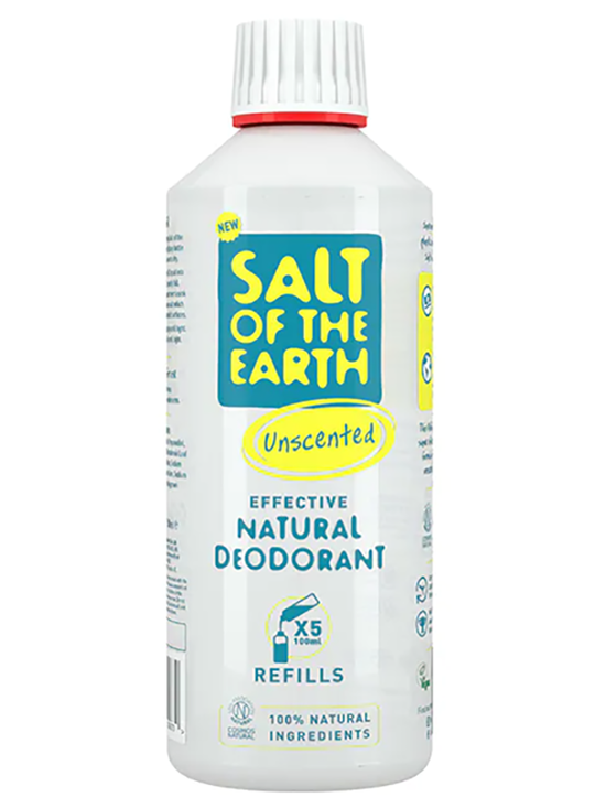 Unscented Deodorant Spray Refill 500ml (Salt of the Earth)