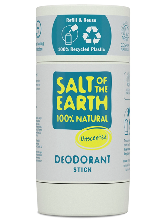Unscented Deodorant Stick 84g (Salt of the Earth)