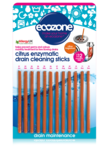 Enzymatic Drain Cleaning Sticks - Citrus, 12 Sticks (Ecozone)