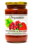 Organic Pepper & Balsamic Pasta Sauce 360g (Organico)