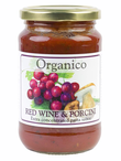 Organic Wine & Porcini Pasta Sauce 360g (Organico)