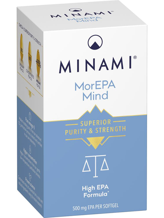 MorEPA Mind, 60 Capsules (Minami Nutrition)