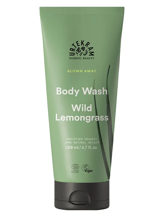 Organic Wild Lemongrass Body Wash 200ml (Urtekram)