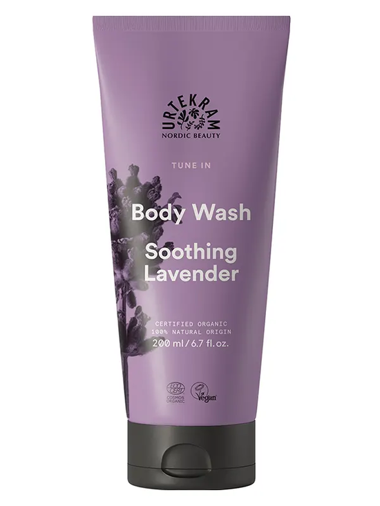 Organic Soothing Lavender Body Wash 200ml (Urtekram)
