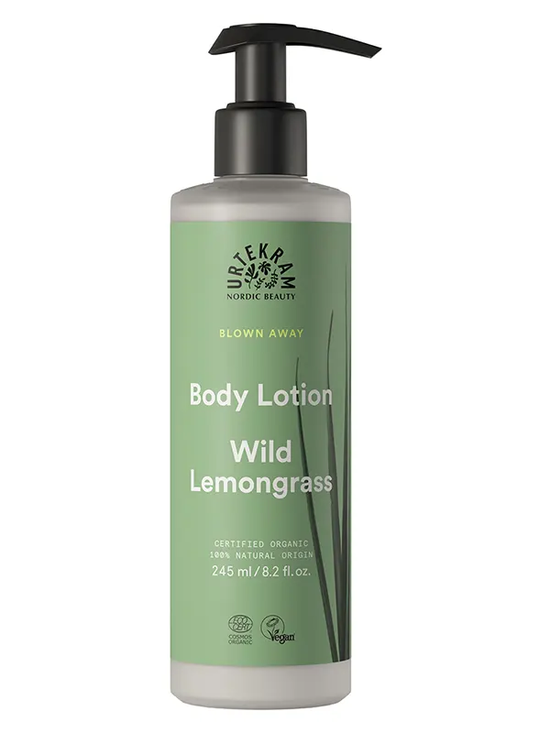 Organic Wild Lemongrass Body Lotion 245ml (Urtekram)