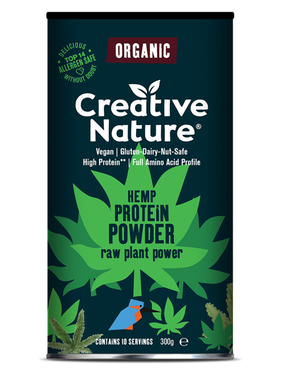 Hemp Protein Powder with Amino Acids 300g (Creative Nature)