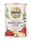 Organic Brown Lentil Curry 400g (Biona)