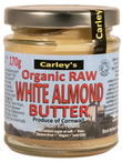 Organic Raw White Almond Butter 170g (Carley's)