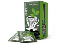 Organic Fairtrade Green Tea, 25 Envelopes (Clipper)