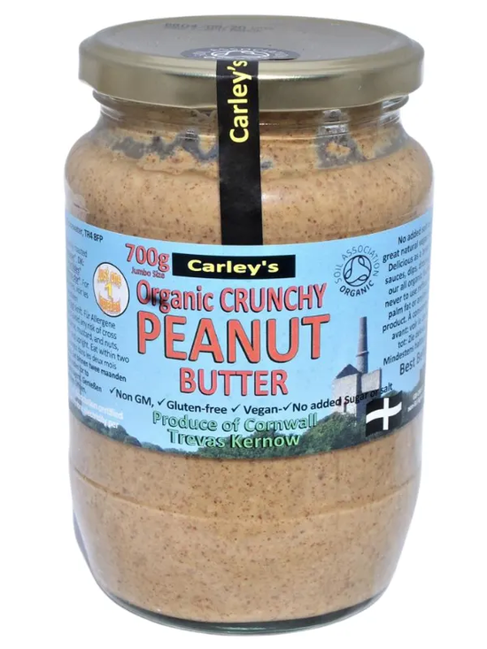 Organic Crunchy Peanut Butter 700g (Carley's)