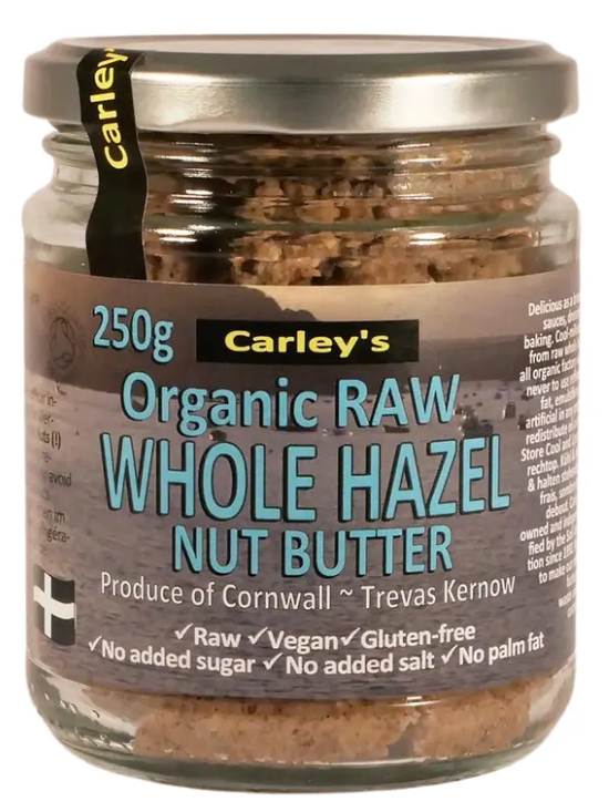 Organic Raw Hazelnut Butter 250g (Carley's)