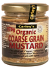 Organic Coarse Grain Mustard 170g (Carley