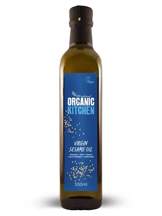 Organic Virgin Sesame Oil 500ml (Organic Kitchen)