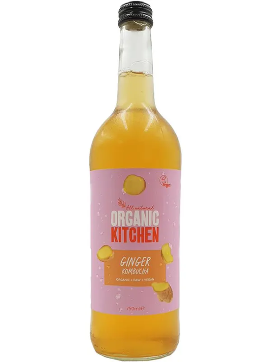Organic Kombucha Ginger 750ml (Organic Kitchen)