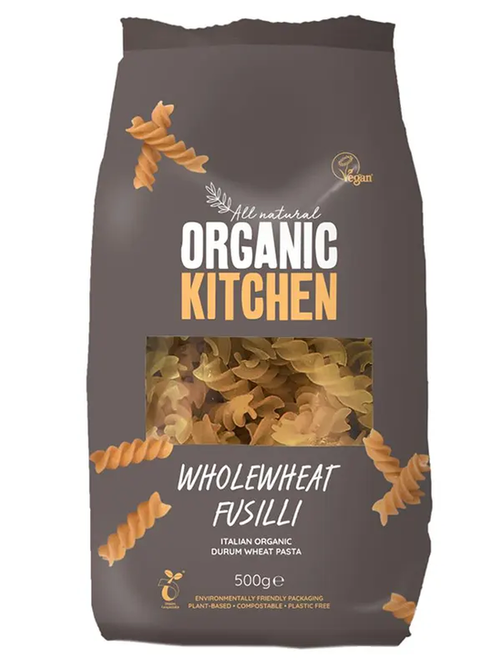 Organic Italian Wholewheat Fusilli 500g (Organic Kitchen)