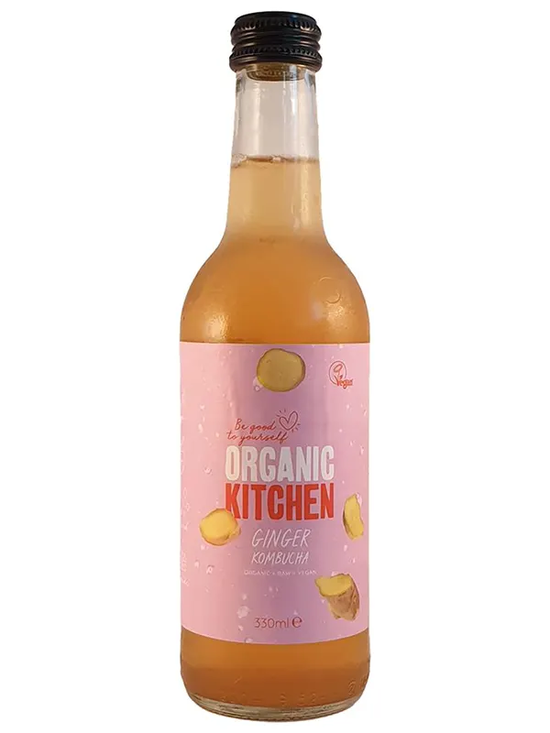 Organic Kombucha Ginger 330ml (Organic Kitchen)