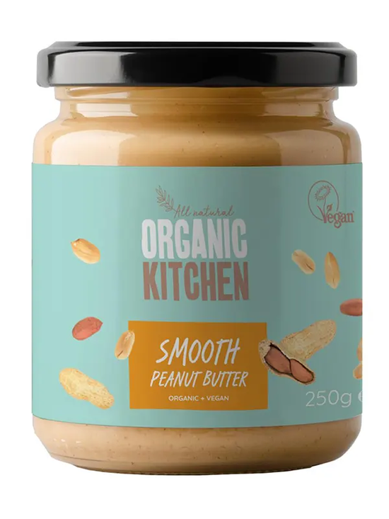 Organic Peanut Butter Smooth 250g (Organic Kitchen)
