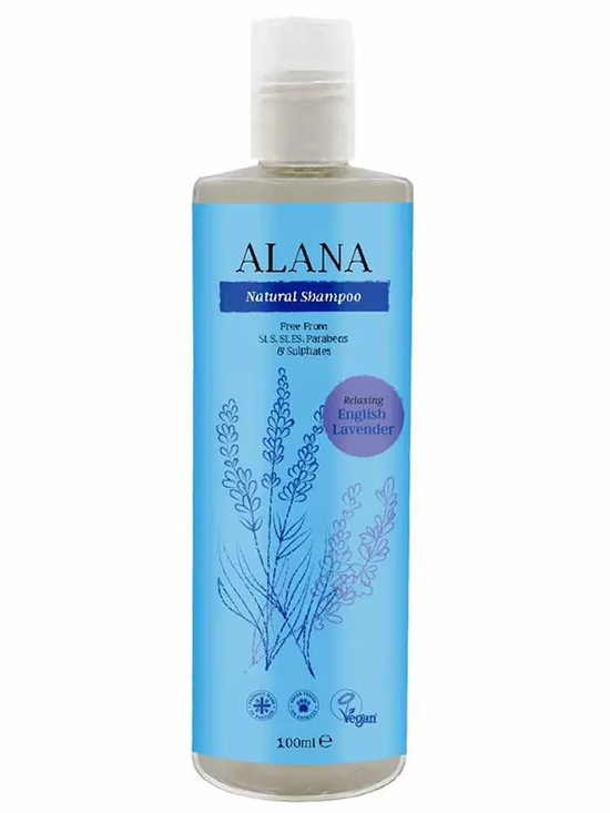 English Lavender Shampoo Travel Size 100ml (Alana)