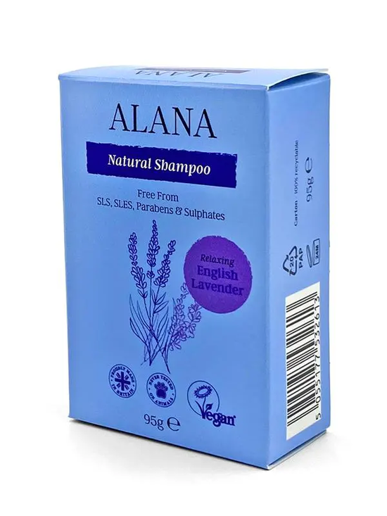 English Lavender Shampoo Bar 95g (Alana)