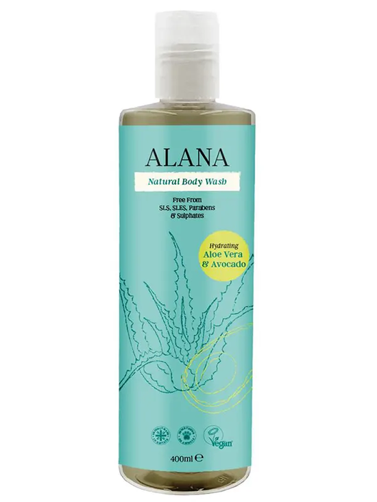 Aloe Vera and Avocado Body Wash 400ml (Alana)