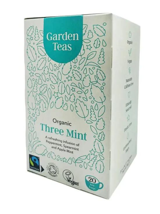 Organic Three Mint Infusion 20 Bags (Garden Teas)