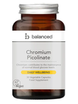 Chromium Picolinate 30 Capsules (Balanced)