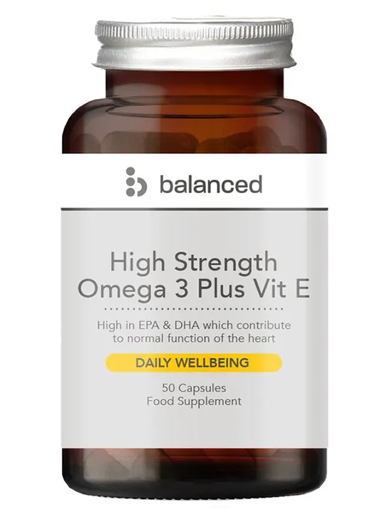 High Strength Omega 3 and Vit E 50 Capsules (Balanced)