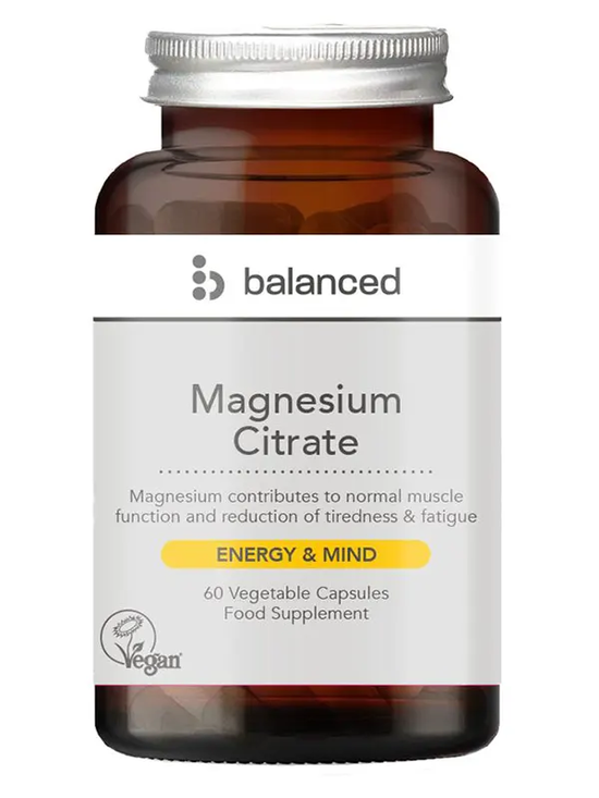 Magnesium Citrate 60 Capsules (Balanced)