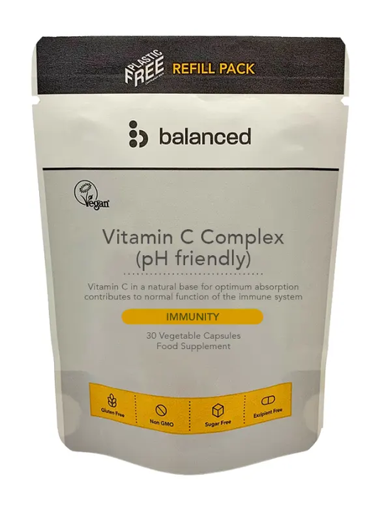 Vitamin C Complex Refill Pouch 30 Capsules (Balanced)