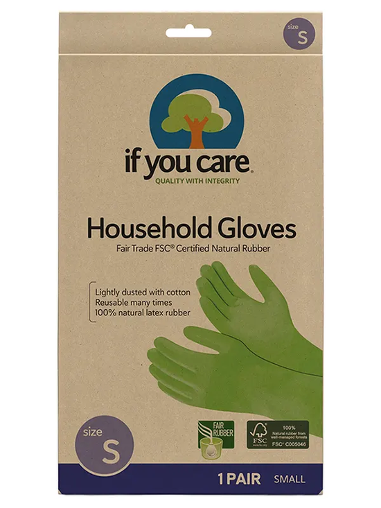 Rubber Gloves Small 1 Pair (If You Care)