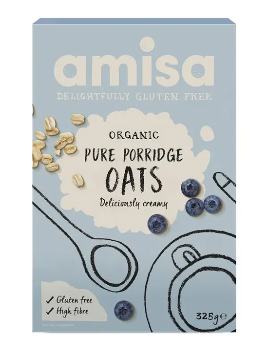 Organic Porridge Oats 325g (Amisa)