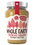Organic Crunchy Peanut Butter 340g (Whole Earth)