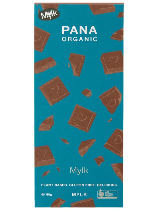 Organic Mylk Chocolate Bar 80g (Pana Chocolate)