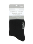 Black Socks Size 4-7 (1 Pair) (Bamboo Clothing)