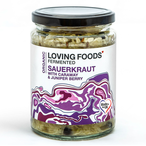 Organic Sauerkraut with Caraway and Juniper Berries 500g (Loving Foods)