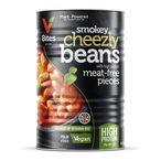 Smokey Cheezly Baked Beans and High Protein Pieces 400g (VBites)