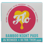 Organic Bamboo Night Pads 14 (Here We Flo)