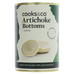 Artichoke Bottoms in Brine 390g (Cooks and Co)