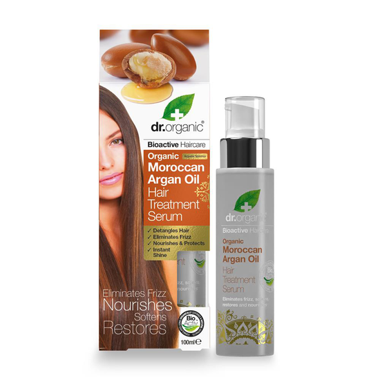 Organic Moroccan Argan Oil Hair Serum 100ml (Dr Organic) | Healthy Supplies