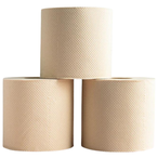 100% Natural Bamboo Toilet Paper 48 Rolls, Unbleached (Bazoo)