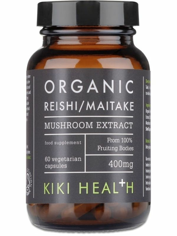 Organic Maitake And Reishi Extract 60 capsules (KIKI Health)