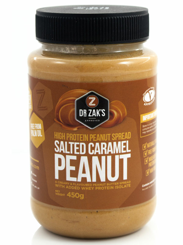 Salted Caramel Protein Peanut Butter 450g (Dr Zak's)
