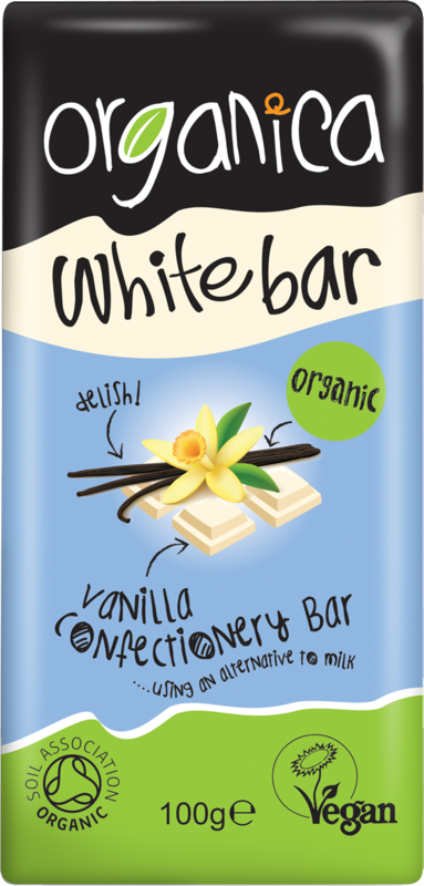 Vegan White Chocolate Bar, Organic 100g (Organica)