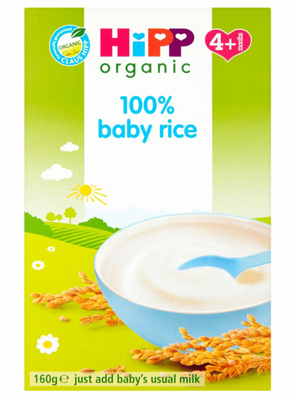 Baby Rice, Stage 1 Organic 160g (Hipp)