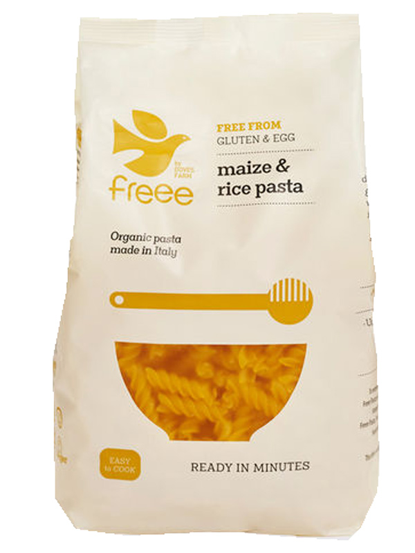 Organic Gluten Free Maize & Rice Fusilli 500g (Freee by Doves Farm)
