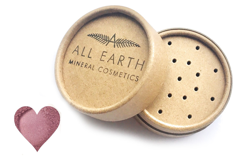 Mineral Blusher Pink, Eco Pot 4g (All Earth Mineral Cosmetics)