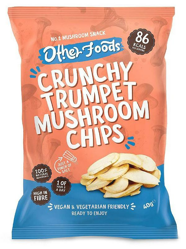 Crunchy Trumpet Mushroom Chips 40g (Other Foods)